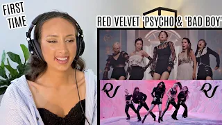 FIRST TIME LISTENING To Red Velvet 레드벨벳 'Psycho' & 'Bad Boy' MV REACTION