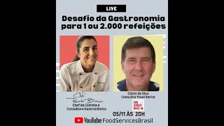 Desafio da Gastronomia de 1 a 20.000 refeições