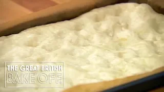 How to knead focaccia bread with Paul Hollywood Pt 2 | The Great British Bake Off