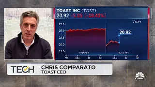 We strive for perfect execution and continuous improvement, says Toast CEO Chris Comparato