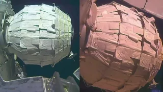 BEAM expanded to full size and pressurized