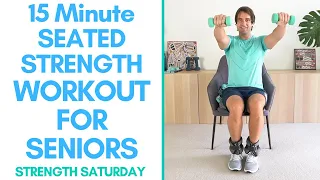 Full Strength Workout For Seniors (15 Minutes - Seated - Equipment)