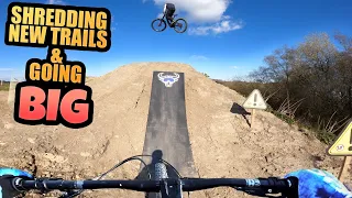 SHREDDING NEW MTB TRAILS AND GOING BIG AT THIS EPIC BIKE PARK!