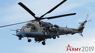 Ми-35МВ  - "Супер крокодил" и другие... Форум "Армия-2019". Разлёт