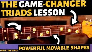 TRIAD INVERSIONS! The GAME-CHANGER to TRULY Start Unlocking Your Fretboard Knowledge and Potential!