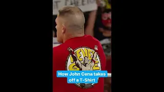 How John Cena takes off a T-Shirt!