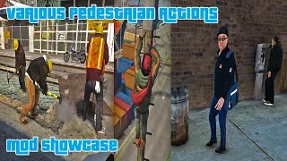 GTA IV | Various Pedestrian Actions | Mod Showcase