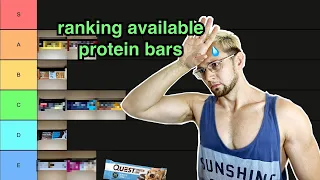 Ranking Every Protein Bar: Delicious or Disgusting | #tierlist #proteinbarreview #review