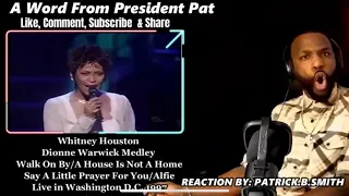 Whitney Houston - Dionne Warwick Medley | Live in Washington D.C. 1997 -REACTION VIDEO