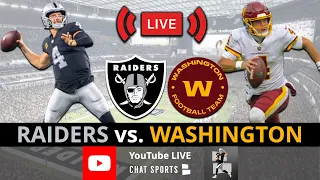 Raiders vs. Washington Live Streaming Scoreboard, Free Play-By-Play, Highlights, Stats | NFL Week 13
