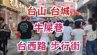 廣東台山台城 TaiShan 牛屎巷 台西路步行街 天橋百貨