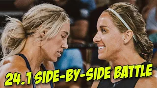 Danielle Brandon vs. Arielle Loewen | 24.1 CrossFit Open