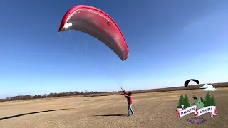 Learning how to ground handle or kite a paramotor paraglider wing ￼Part 3