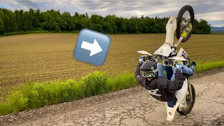 Husqvarna FE 450 - WHEELIES IN LOST PLACES