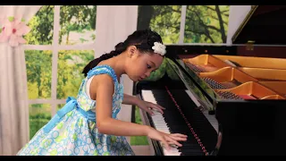 Chopin Waltz in A minor (KK IVb No.11) - Amber Luu (7 yo)
