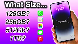 How to Pick the CORRECT iPhone 14 Storage Size!!