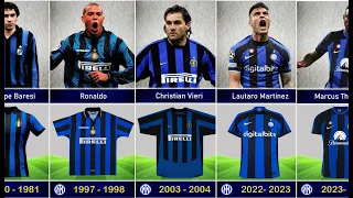 EVOLUTION INTER MILAN JERSEY HOME  1980-2023 || Evolusi Jersey Home Inter Milan + Bonus Third Jersey