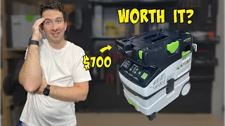 Why I bought a $700 Festool dust extractor