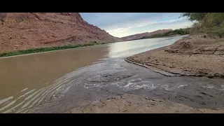 Moab, UT Mill Creek flash flood through town