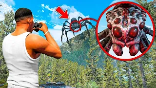 GTA 5 : Shinchan & Franklin Found Spider Monster😱🕷| Gta 5 tamil | Gta 5 mods | Gta 5 Story