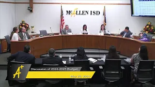 McAllen ISD Special Board Meeting (May 29, 2024)