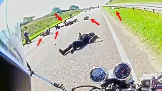 10 MINUTES OF INCREDIBLE, CRAZY and EPIC Motorcycle Moments Caught on Camera