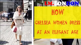 🇬🇧 Summer outfit ideas for women over 50,60.What are people wearing in Chelsea