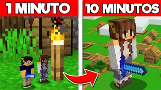 a CADA MINUTO ficamos MAIORES no Minecraft