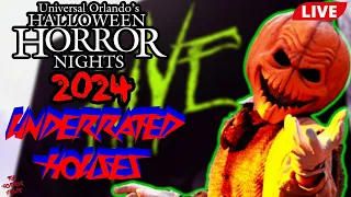 HALLOWEEN HORROR NIGHTS Most Underrated Houses | Next 2024 Announcement Predictions | Livestream