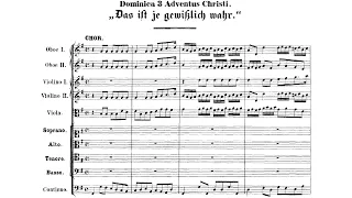J.S Bach/Telemann - Das ist je gewisslich wahr, BWV 141