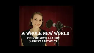 A whole new world from Disney's Aladdin movie - Jasmin's part only - sing Aladdin - duet