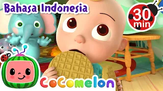 Apa Kau Tidur Bayi John? | CoComelon | Kartun dan Lagu Anak | Moonbug Kids Indonesia