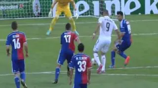 Karim Benzema FANTASTIC Goal -  Real Madrid vs FC Basel 5 - 1  UCL  2014 HD