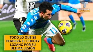Todo lo que se perderá el Chucky Lozano por su última lesión | Telemundo Deportes