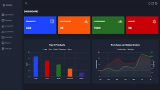 HTML CSS JavaScript Tutorial for Beginners | Build Admin Dashboard From Scratch