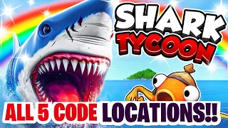 SHARK TYCOON Fortnite (How to Find 5 VAULT CODES) | Fortnite SHARK TYCOON VAULT CODES