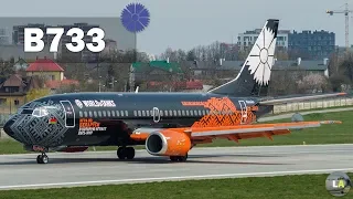 Spotting in Lviv | *RARE* World Of Tanks LIVERY Boeing 737-300 (Belavia) + ATC audio