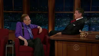 Late Late Show with Craig Ferguson 5/11/2012 Larry King, Anna Chlumsky