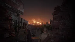 The Last of Us Part II Горящий город