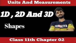 1D shape , 2D shape, 3D shape , 1D , 2D And 3D Shapes1 | 1D ,2D, 3D | Dimensions | Physics Academy