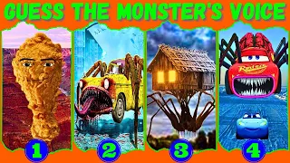 Guess Monster Voice Gegagedigedagedago, Car Eater, Spider House Head, McQueen Eater Coffin Dance