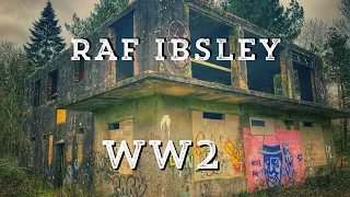 RAF Ibsley Control Tower and Blast Shelter WW2 4K