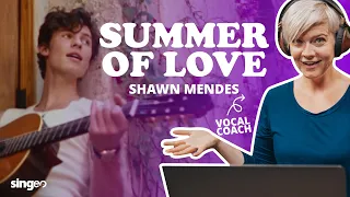 Vocal Teacher Reacts To "Summer Of Love" by Shawn Mendes