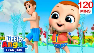 Bébé au Parc Aquatique pour Enfants |  Comptines avec Bébé Louis | Little Angel Français