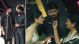 Mega Star Chiranjeevi Attend MP Balasouri Son Anudeep & Snikitha Wedding