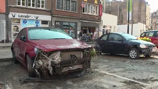 Unwetter sorgen erneut für schwere Schäden im Süden Belgiens | AFP