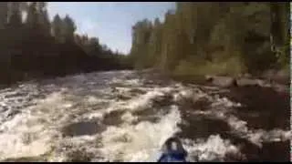 река Кереть от первого лица. Видеолоция 2013 год (малая вода)