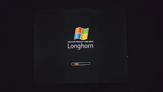 Windows Longhorn Build 4074 on actual hardware!