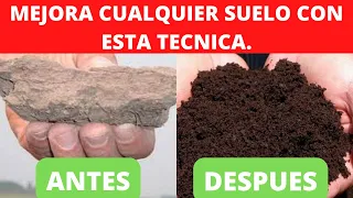 Como mejorar tu suelo con manejo Biointensivo - técnica DOBLE EXCAVACION.