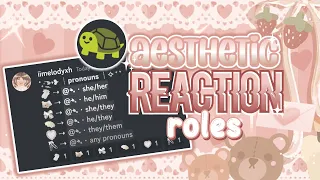 [DISCORD TUTORIAL] AESTHETIC DISCORD REACTION ROLES Using Carl Bot *2023*  ─ ➳❥ iimelodyxh